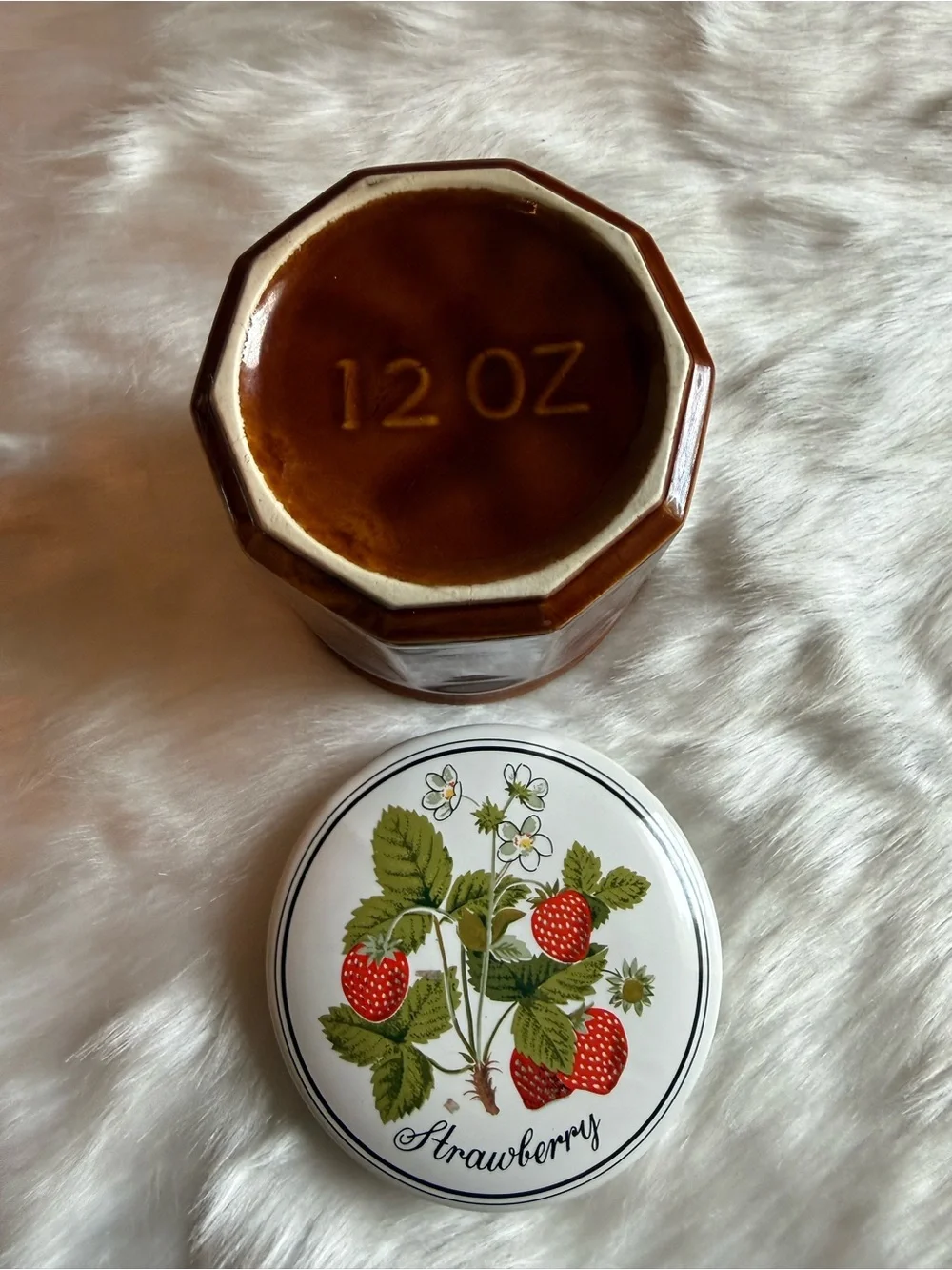 Vintage Gailstyn Sutton Strawberry Jam Jar Collectible
